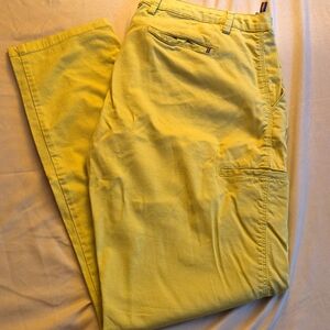 Distretto 12 Bright Chartruse Pants from Italy Size 56 European Size 40 US